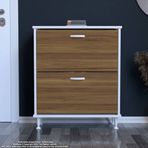 Modilayn UMAY Antre Hol 72 x 86 x 25, 5 cm’ lik 2 Düşer Kapak 4 Göz Bölmeli Ayakkabılık