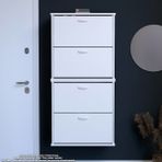 Modilayn Umay Asma Antre Hol 52 X 148 X 25,5 Cm’ Lik 4 Düşer Kapak 8 Göz Bölmeli Ayakkabılık