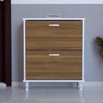 Modilayn Umay Kapı Önü 72 X 86 X 25, 5 Cm’ Lik 2 Düşer Kapak 4 Göz Bölmeli Ayakkabılık