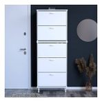 Modilayn Varbi Umay' 2 Li Antre Hol 72X205 X26 Cm’ Lik 5 Düşer Kapak 10 Göz Raflı Ayakkabılık