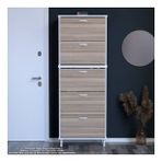 Modilayn Varbi Umay' 2 Li Antre Hol 72X205x 26 Cm’ Lik 5 Düşer Kapak 10 Göz Raflı Ayakkabılık