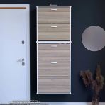 Modilayn Varbi Umay' 2 Li Asma Antre 72X 193X 26 Cm’ Lik 5 Düşer Kapak 10 Göz Bölme Ayakkabılık