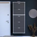 Modilayn Varbi Umay' 2 Li Asma Antre 72X193x26 Cm’ Lik 5 Düşer Kapak 10 Göz Bölme Ayakkabılık