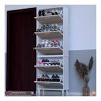 Modilayn Varbi Umay Kapı Önü 72X205x26 Cm’ Lik 5 Düşer Kapak 10 Göz Bölmeli Ayakkabılık
