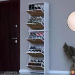 Modilayn Verve Antre 52X194x26 Cm 5 Düşer Kapak 10 Göz Bölme Ayakkabılık