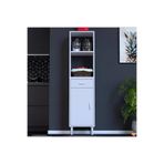 Modilayn Vio Fırın Dolabı (40X163,4X32.5 Cm) Çekmeceli Kapaklı Mini/Midi Mikrodalga Mutfak Dolabı