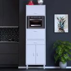 Modilayn Viya: 60X194.6x56 Cm Fırın, Ekmeklik Ve Kiler Dolabı 1 Çekmece, 4 Kapaklı Mutfağınıza Özel
