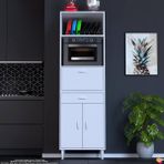 Modilayn Viya 60X194,6X56 Cm 1 Çekmece 3 Kapaklı Mutfağınıza Yepyeni Fırın Ve Mikrodalga Dolabı