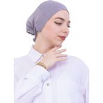 Modish Group Pratik Bone Pamuklu Tesettür Iç Bone, Başörtüsü Için Hazır Viskon Şapka, Namaz Günlük Kullanım Için - Gri
