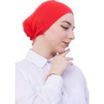 Modish Group Pratik Bone Pamuklu Tesettür Iç Bone, Başörtüsü Için Hazır Viskon Şapka, Namaz Günlük Kullanım Için - Pembe