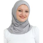 Modish Group Spor Şal Kadın Hazır Giyim Türban Viskon Eşarp Başörtüsü - Standart - Gri