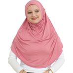 Modish Group Uzun Hazır Giyim Turban Yumuşak Eşarp Islami Giyim - Standart - Gül Kurusu