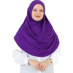 Modish Group Uzun Hazır Giyim Turban Yumuşak Eşarp Islami Giyim - Standart - Mor