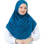 Modish Group Uzun Hazır Giyim Turban Yumuşak Eşarp Islami Giyim - Standart - Turkuaz