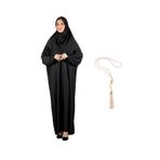 Modish Group Zarif Namaz Elbisesi ve Türban Tesbih Set Tesettür Şal Müslüman Kıyafetleri Abaya