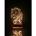 Modiwa ASLAN 3D 16 Renk Dekoratif Lamba