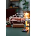 Modiwa Design Kişiye Özeel Plakalı Arabaa 3D Led Lamba