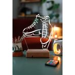 Modiwa Design Kişiye Özel 3D Buz Pateni Masaüstü Led Lamba
