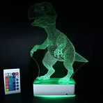 Modiwa Özel Tasarım Dinazor 3D 16 Renk Dekoratif Led Lamba