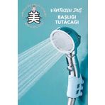 Modo Di Bellezza Vantuzlu Duş Başlığı Tutacağı Silikon Vantuzlu Banyo Başlığı Askı Tutucu Kanca Vakumlu Tutucu Aparat