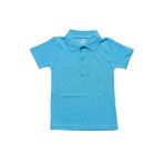 Modomood Beyaz Polo Yaka Kısa Kollu Kız - Erkek Çocuk Okul T-Shirt , 23 Nisan Bayram Tişört
