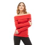 Modonna Yaka Kısa Kol Bluz (kırmızı, S)