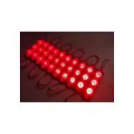 Modül 3 Led 3W Kablolu Parmak Led 5 Adet Kırmızı Renk