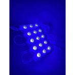 Modül 3 Led 3W Kablolu Parmak Led 5 Adet Mavi Renk