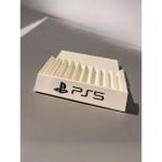 ModuLab 3D Playstation 5 Oyun Standı Disk Düzenleyici – Playstation 10 CD Tutucu Organizer - Beyaz