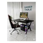 modülare Profesyonel Oyuncu Masası Siyah Bilgisayar Çalışma Masası 120 Cm Gamer Table