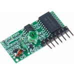 Modülelektronik-Pt2272 4 Kanal Rf Alıcı Modül - 4 Km Ve 1 Km Verici Modül Uyumlu