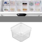 Modüler Çekmece Içi Düzenleyici - Banyo Makyaj Takı Organizer Ofis Düzenleyici 7,8 x 7,8 cm Şeffaf