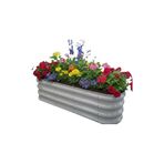 Modüler Yükseltilmiş Bahçe Sebze ve Çiçeklik NO:2V2 (110X34) Gri
