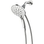 Moen 26112 Engage Magnetix Altı Işlevli 5,5 Inç Manyetik Yerleştirme Sistemli El Duş Başlığı, Krom,