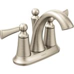 Moen 4505 Wynford Çift Kulplu Centerset Yüksek Arc Banyo Musluk, Krom, 4505BN - Renkli