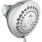 Moen Adler Chrome 3,5 Inç 4 Fonksiyonlu Duş Başlığı, Çeşitli Yüksek Basınç Seçenekleri, Basınç Artır