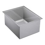 Moen G16430 1600 serisi, tezgah altı, paslanmaz çelik, 16 x 20 x 10, 0-delik lavabo,