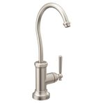 Moen Spot Resist Paslanmaz Paterson Sip Endüstriyel Soğuk Su Mutfak İçecek Musluk İsteğe Bağlı Filtrasyon Sistemi ile, S5540SRS