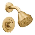 Moen T2192BG Yalnız Duş, Fırçalanmış Altın
