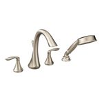 Moen T944 EVA çift kulplu yüksek ARC Roman Tub musluk, T944BN