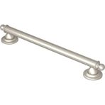 Moen YG2218BN Brantford Güvenlik 45,5 cm Paslanmaz Çelik Geleneksel Banyo Tutunma Çubuğu, Fırçalanmış Nikel