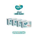 Moffy No:1 Yenidoğan 168 Adet Bebek Bezi