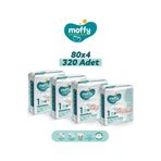 Moffy No:1 Yenidoğan 320 Adet Bebek Bezi