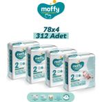 Moffy No:2 Mini 312 Adet Bebek Bezi
