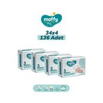 Moffy No:3 Midi 136 Adet Bebek Bezi