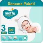 Moffy No:3 Midi 34 Adet Bebek Bezi