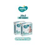 Moffy No:6 XLarge 40 Adet Bebek Bezi