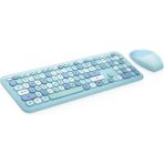 Mofii NO666 Mavi Klavye Mouse Set - 1 - Renkli