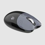 Mofii Wireless Mouse Renkli Kedi Tasarım Kablosuz Sessiz Bilgisayar Notebook Laptop için Fare Pilli Mouse USB Nano Receiver Tak Çalıştır Siyah-Gri (Siyah-Gri)