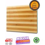 Mogeva Cam Kesme ve Sunum Tablası | Bambu Görünümlü | 20CM x 30CM - 20 x 30 cm - Ahşap